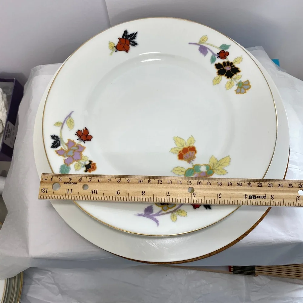 1930s Pirkenhammer Floral Salad Plate 8.5